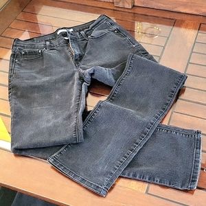 Levi's 505 Straight Leg Black Jeans